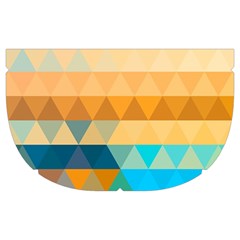 Mosaic  Makeup Case (Medium) from ArtsNow.com Side Left