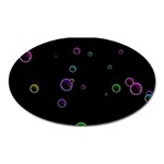 Bubble show Oval Magnet