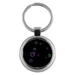 Bubble in dark Key Chain (Round)