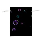 Bubble in dark Lightweight Drawstring Pouch (S)