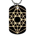 Sacred Geometry: Metatron Dog Tag (One Side)