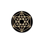 Sacred Geometry: Metatron Golf Ball Marker