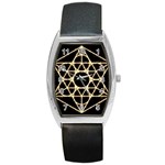 Sacred Geometry: Metatron Barrel Style Metal Watch