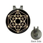 Sacred Geometry: Metatron Golf Ball Marker Hat Clip