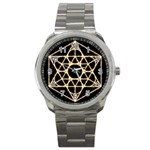 Sacred Geometry: Metatron Sport Metal Watch