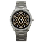 Sacred Geometry: Metatron Sport Metal Watch