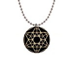 Sacred Geometry: Metatron 1  Button Necklace