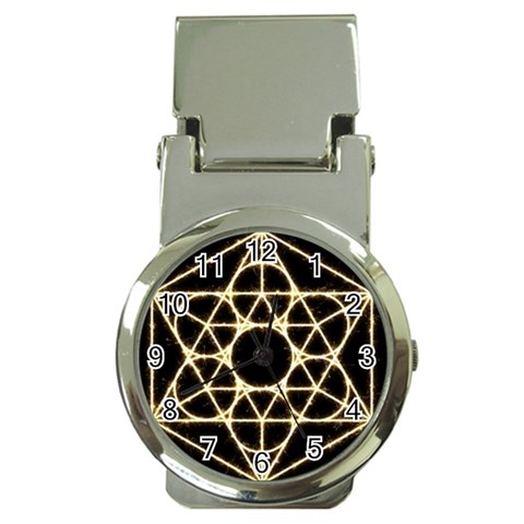Sacred Geometry: Metatron Money Clip Watch from ArtsNow.com Front