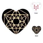 Sacred Geometry: Metatron Playing Cards Single Design (Heart)