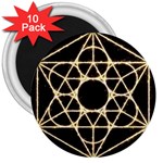Sacred Geometry: Metatron 3  Magnet (10 pack)