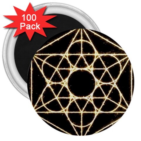 Sacred Geometry: Metatron 3  Magnet (100 pack) from ArtsNow.com Front