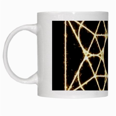 Sacred Geometry: Metatron White Mug from ArtsNow.com Left