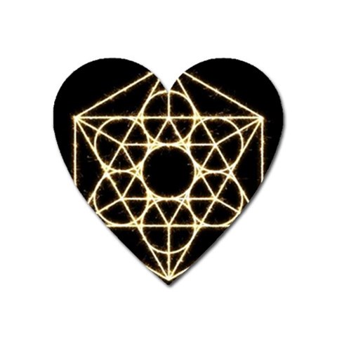 Sacred Geometry: Metatron Magnet (Heart) from ArtsNow.com Front