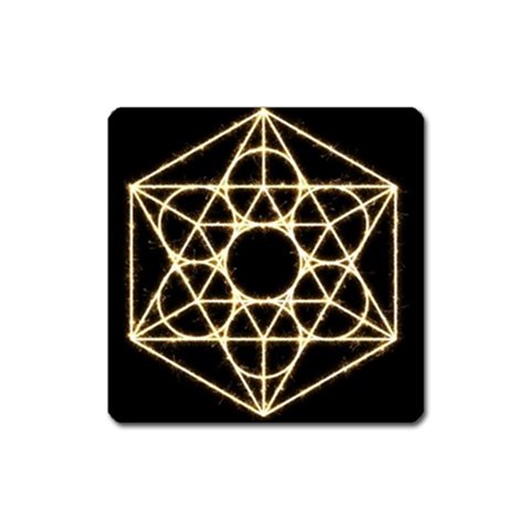 Sacred Geometry: Metatron Magnet (Square) from ArtsNow.com Front