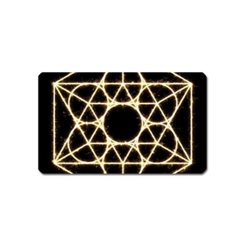 Sacred Geometry: Metatron Magnet (Name Card) from ArtsNow.com Front