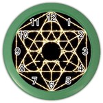 Sacred Geometry: Metatron Color Wall Clock