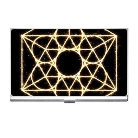 Sacred Geometry: Metatron Business Card Holder from ArtsNow.com Front