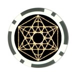 Sacred Geometry: Metatron Poker Chip Card Guard