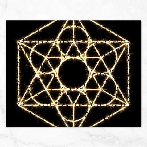 Sacred Geometry: Metatron Jigsaw Puzzle (Rectangular) from ArtsNow.com Front