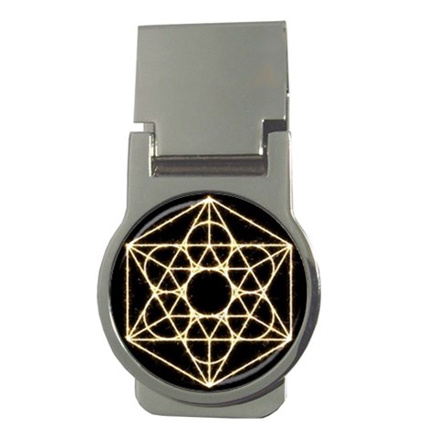 Sacred Geometry: Metatron Money Clip (Round) from ArtsNow.com Front