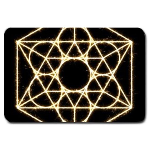 Sacred Geometry: Metatron Large Doormat from ArtsNow.com 30 x20  Door Mat