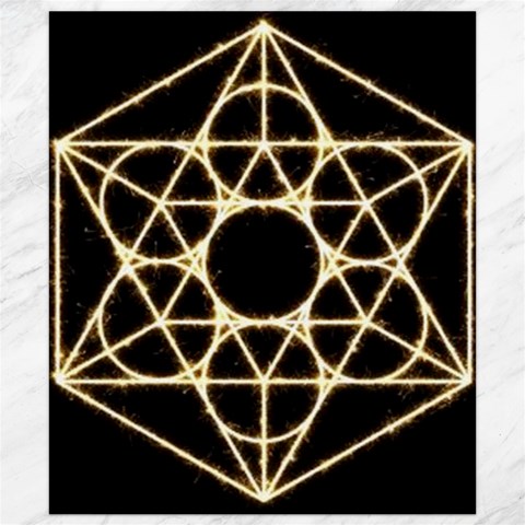 Sacred Geometry: Metatron Canvas 8  x 10  from ArtsNow.com 8.15 x9.66  Canvas - 1