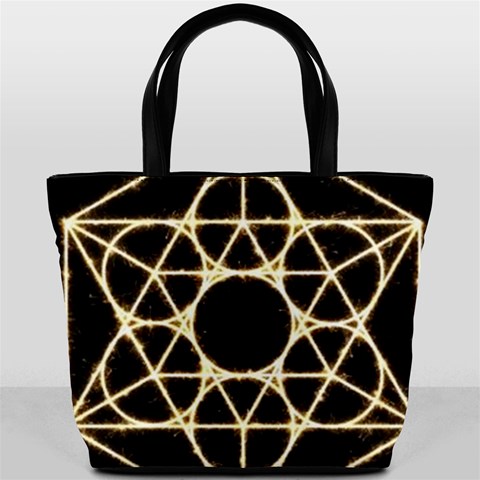 Sacred Geometry: Metatron Bucket Bag from ArtsNow.com Front