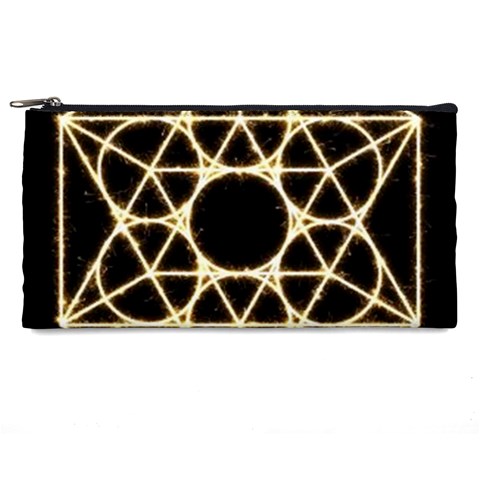 Sacred Geometry: Metatron Pencil Case from ArtsNow.com Front