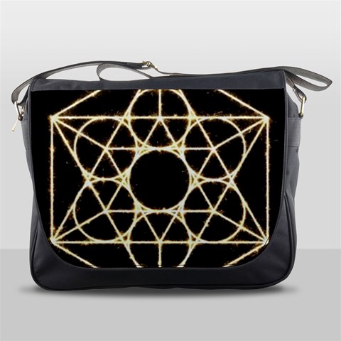 Sacred Geometry: Metatron Messenger Bag from ArtsNow.com Front