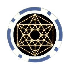 Sacred Geometry: Metatron Poker Chip Card Guard from ArtsNow.com Back
