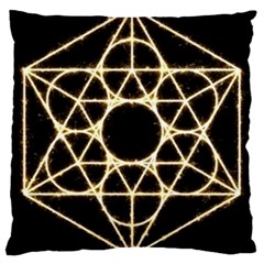 Sacred Geometry: Metatron Large Cushion Case (Two Sides) from ArtsNow.com Front