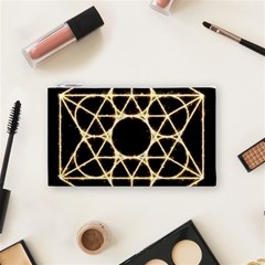 Sacred Geometry: Metatron Cosmetic Bag (Small) from ArtsNow.com Front