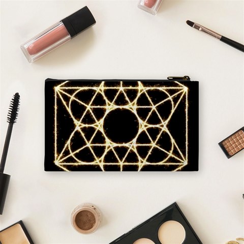 Sacred Geometry: Metatron Cosmetic Bag (Small) from ArtsNow.com Back