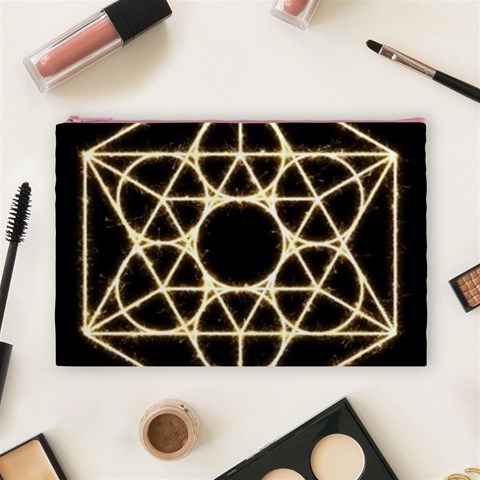 Sacred Geometry: Metatron Cosmetic Bag (Large) from ArtsNow.com Front