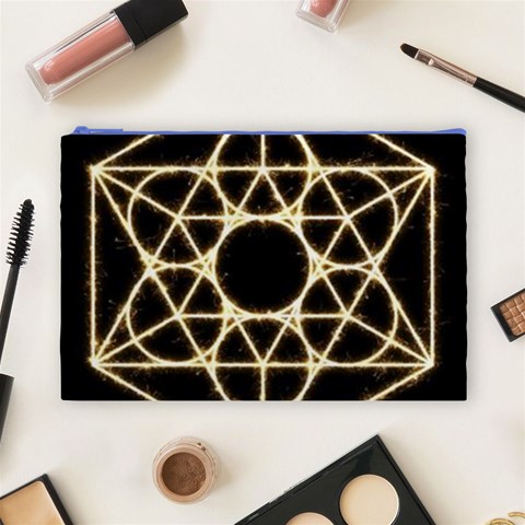 Sacred Geometry: Metatron Cosmetic Bag (Large) from ArtsNow.com Front