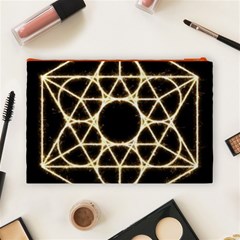 Sacred Geometry: Metatron Cosmetic Bag (Large) from ArtsNow.com Back