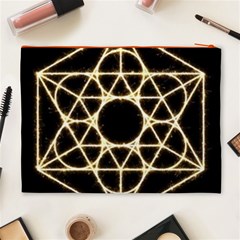 Sacred Geometry: Metatron Cosmetic Bag (XL) from ArtsNow.com Back