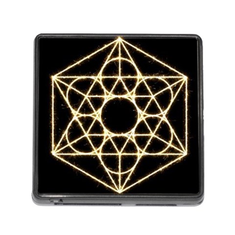 Sacred Geometry: Metatron Memory Card Reader (Square 5 Slot) from ArtsNow.com Front