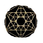 Sacred Geometry: Metatron Standard 15  Premium Round Cushion 