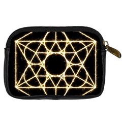 Sacred Geometry: Metatron Digital Camera Leather Case from ArtsNow.com Back