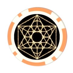 Sacred Geometry: Metatron Poker Chip Card Guard (10 pack) from ArtsNow.com Back