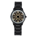 Sacred Geometry: Metatron Stainless Steel Round Watch