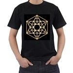 Sacred Geometry: Metatron Men s T-Shirt (Black)