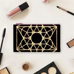 Sacred Geometry: Metatron Cosmetic Bag (Small) from ArtsNow.com Front
