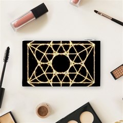 Sacred Geometry: Metatron Cosmetic Bag (Small) from ArtsNow.com Back