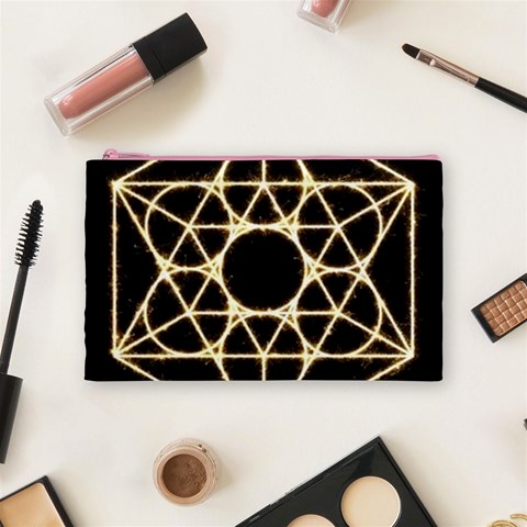 Sacred Geometry: Metatron Cosmetic Bag (Medium) from ArtsNow.com Front