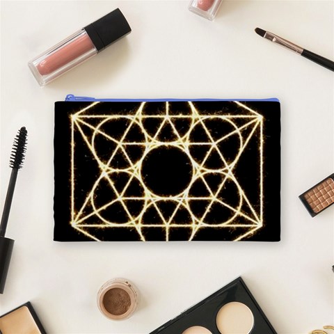 Sacred Geometry: Metatron Cosmetic Bag (Medium) from ArtsNow.com Front