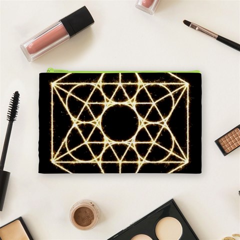 Sacred Geometry: Metatron Cosmetic Bag (Medium) from ArtsNow.com Front