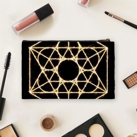 Sacred Geometry: Metatron Cosmetic Bag (Medium) from ArtsNow.com Back