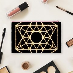 Sacred Geometry: Metatron Cosmetic Bag (Medium) from ArtsNow.com Back